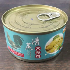 大连庄河特产大骨鸡鸡肉罐头清蒸、红烧