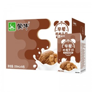 蒙牛核桃味早餐奶