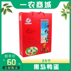 黑岛鸭蛋-25个